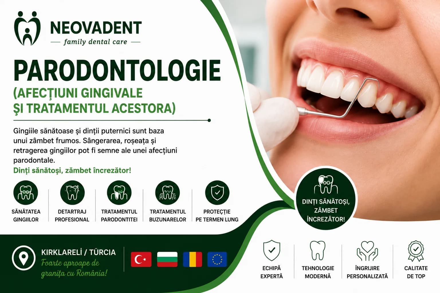 Parodontologie și tratamentul gingiilor