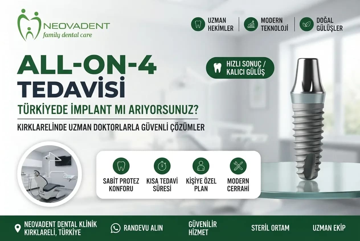 Bulgaristan’dan All-on-4 Tedavisi İçin Türkiye’ye Gelmek